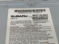 2017 Subaru Legacy Radio AM FM Cd Player Receiver Replacement P/N:86271AL85A Fits OEM Used Auto Parts - Oemusedautoparts1.co