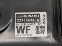 2017 Subaru Legacy PCM Engine Control Computer ECU ECM PCU OEM P/N:22765AK48A TN112800-4190 Fits OEM Used Auto Parts - Oemus