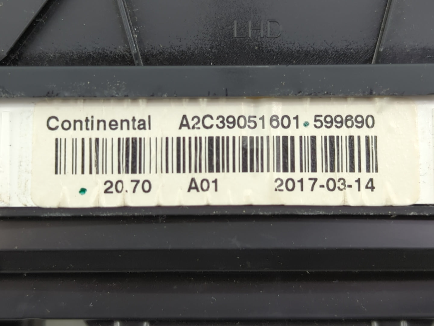 2017 Subaru Legacy Instrument Cluster Speedometer Gauges P/N:A2C39051601 599690 Miles: Fits OEM Used Auto Parts - Oemusedaut