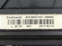 2017 Subaru Legacy Instrument Cluster Speedometer Gauges P/N:A2C39051601 599690 Miles: Fits OEM Used Auto Parts - Oemusedaut