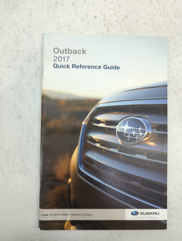 2017 Subaru Legacy Owners Manual Book Guide P/N:MSA5B1704A OEM Used Auto Parts