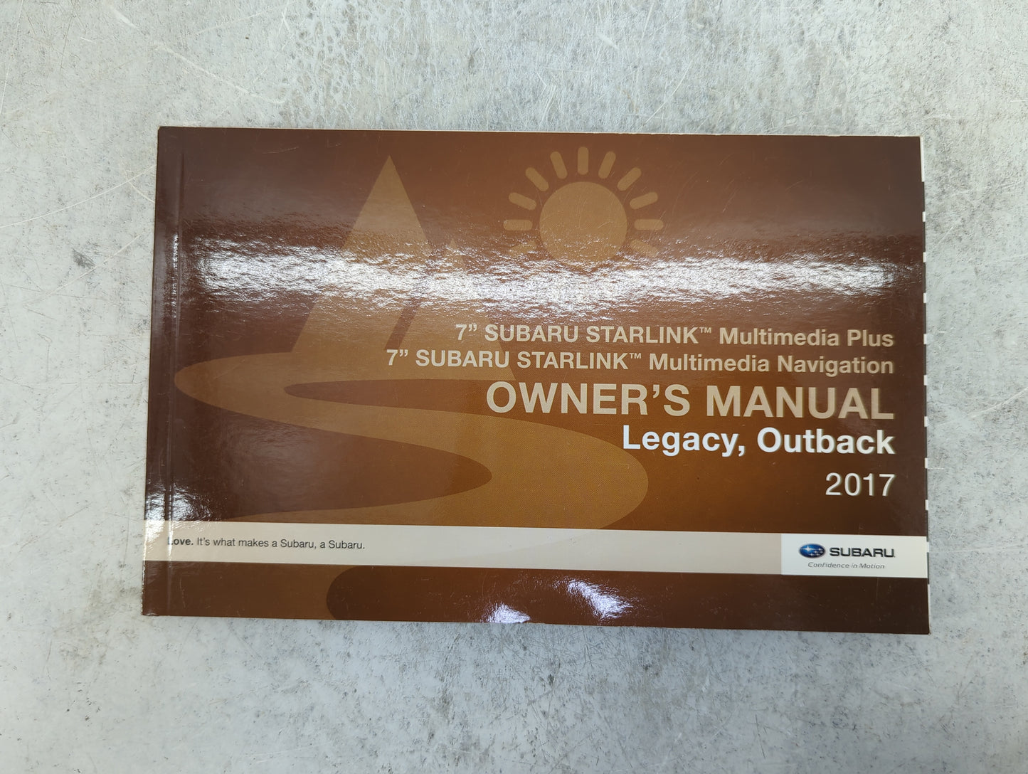 2017 Subaru Legacy Owners Manual Book Guide P/N:B2533BE-A MSASM1711A, MSASM17015 OEM Used Auto Parts - Oemusedautoparts1.com