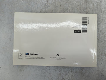 2017 Subaru Legacy Owners Manual Book Guide P/N:B2533BE-A MSASM1711A, MSASM17015 OEM Used Auto Parts