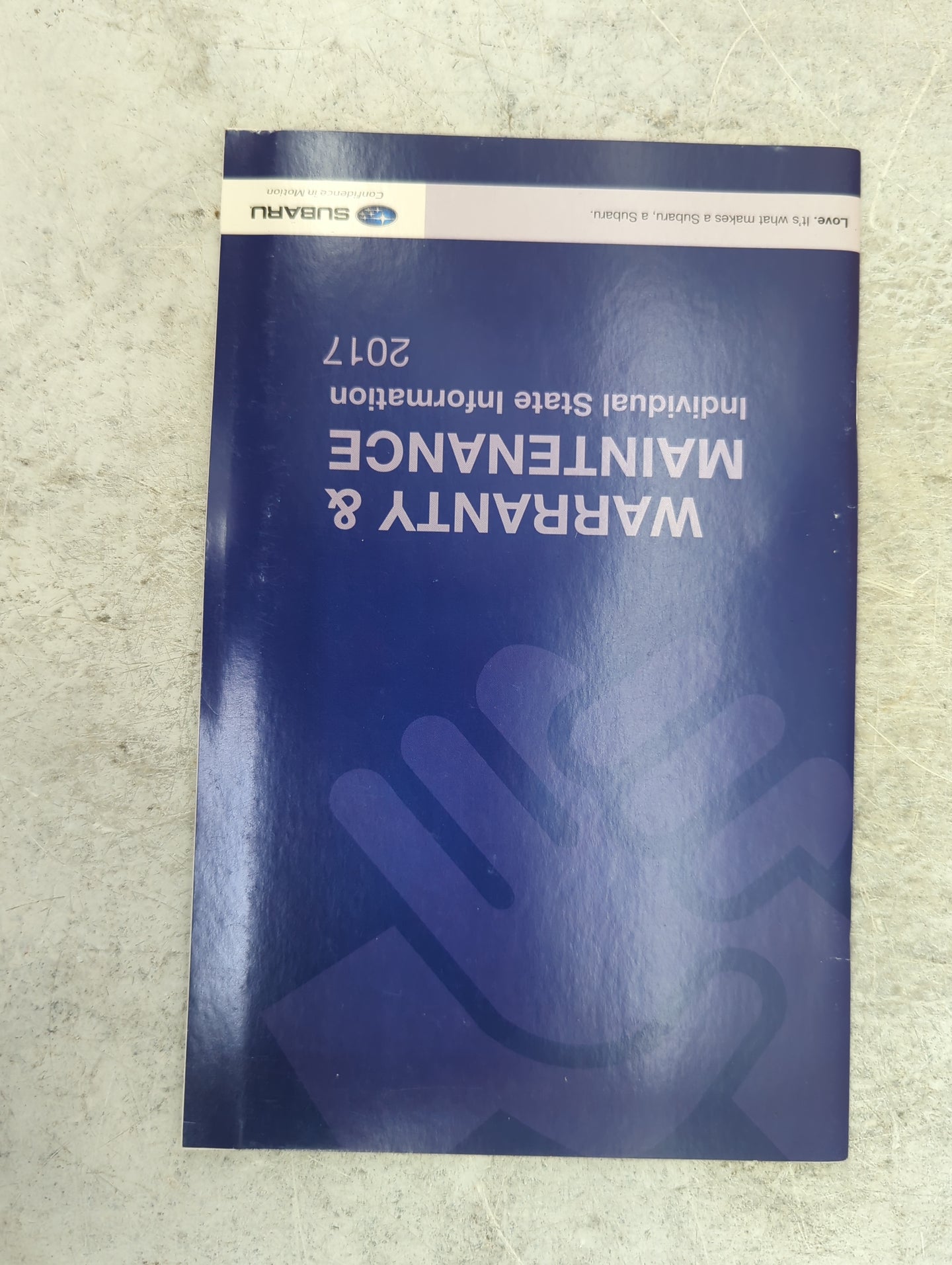 2017 Subaru Legacy Owners Manual Book Guide P/N:B2533BE-A MSASM1711A, MSASM17015 OEM Used Auto Parts - Oemusedautoparts1.com