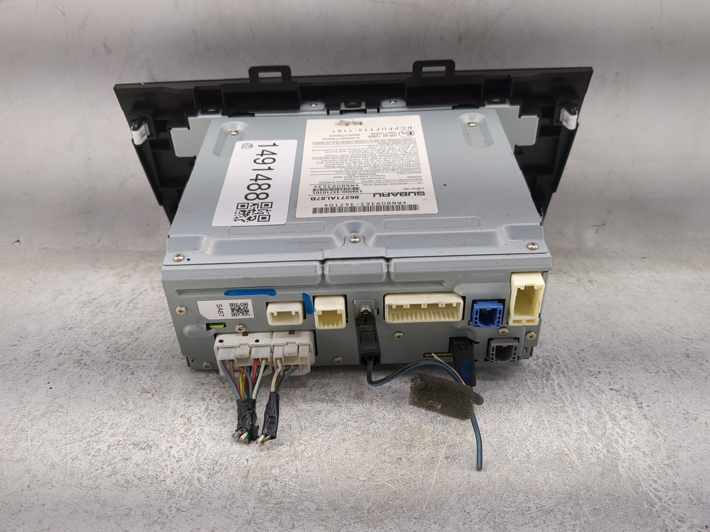 2017 Subaru Legacy Radio AM FM Cd Player Receiver Replacement P/N:86271AL87B 139000-34710101, BABFT0054A Fits OEM Used Auto 