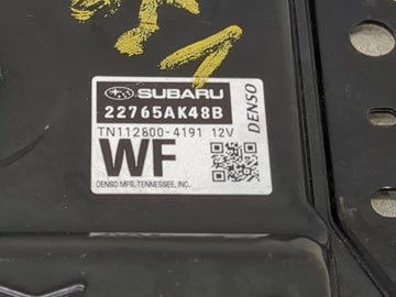 2017 Subaru Legacy PCM Engine Control Computer ECU ECM PCU OEM P/N:22765AK48B TN112800-4191 OEM Used Auto Parts