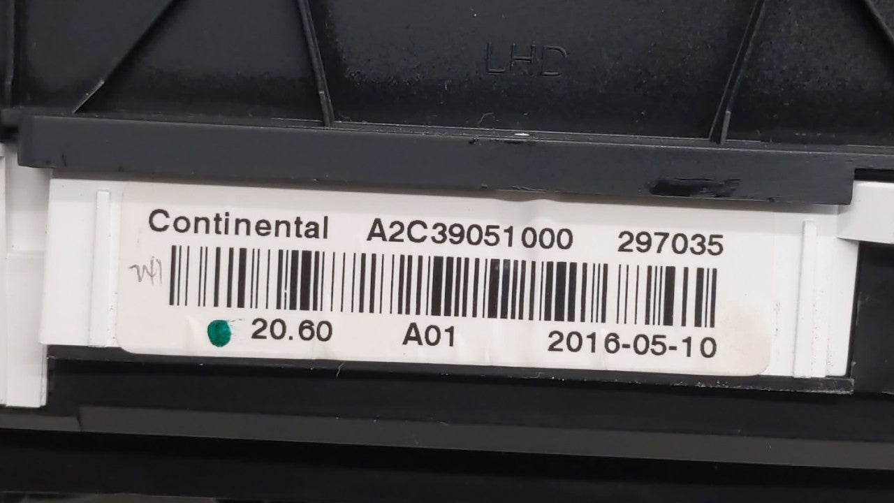 2017 Subaru Legacy Instrument Cluster Speedometer Gauges Fits OEM Used Auto Parts - Oemusedautoparts1.com