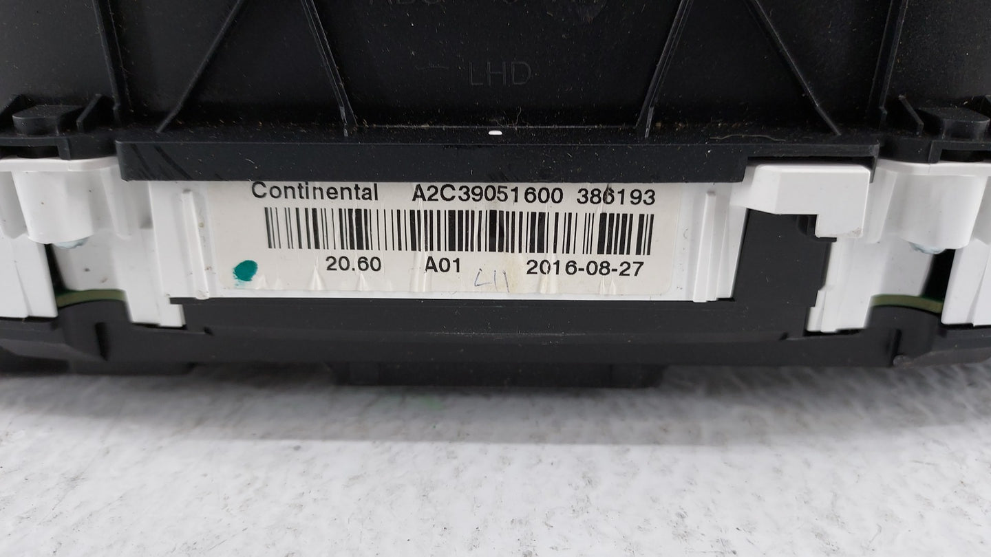 2017 Subaru Legacy Instrument Cluster Speedometer Gauges Fits OEM Used Auto Parts - Oemusedautoparts1.com