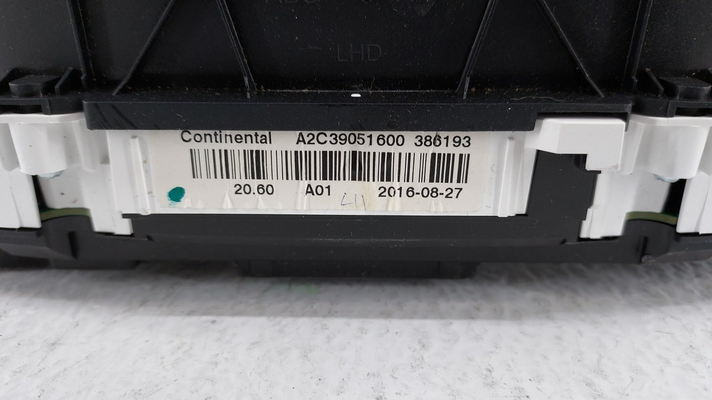 2017 Subaru Legacy Instrument Cluster Speedometer Gauges Fits OEM Used Auto Parts - Oemusedautoparts1.com