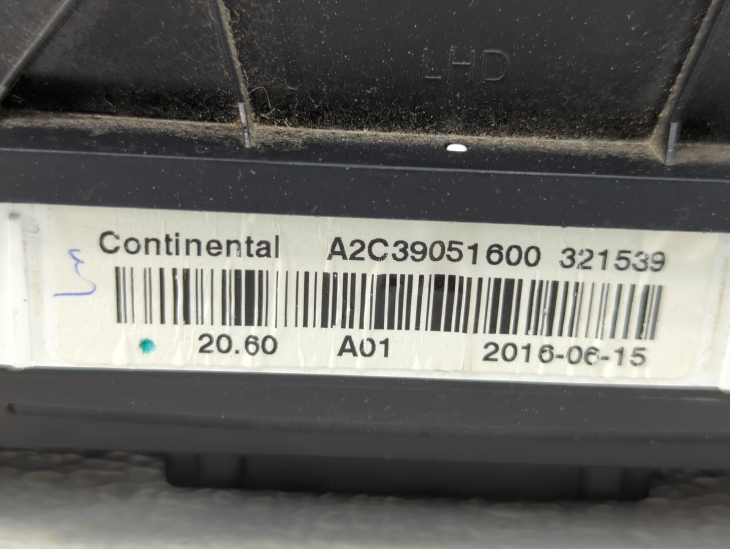 2017 Subaru Legacy Instrument Cluster Speedometer Gauges P/N:85003AL60A Fits OEM Used Auto Parts - Oemusedautoparts1.com