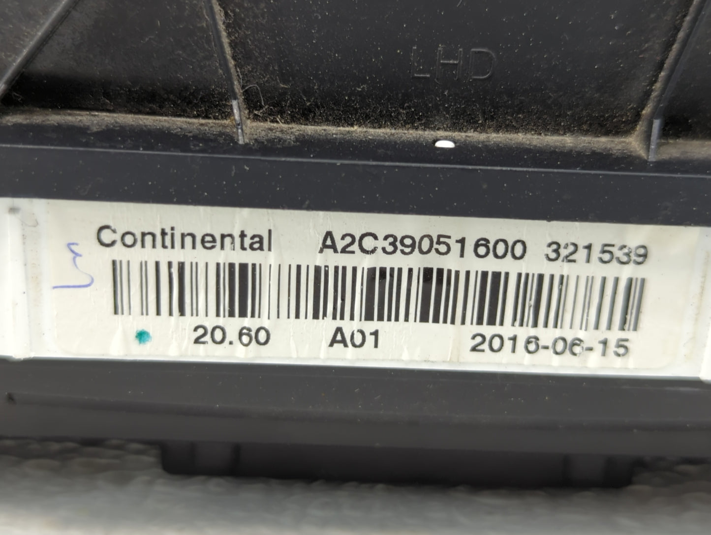 2017 Subaru Legacy Instrument Cluster Speedometer Gauges P/N:85003AL60A Fits OEM Used Auto Parts - Oemusedautoparts1.com
