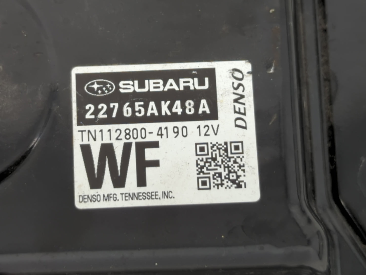 2017 Subaru Legacy PCM Engine Control Computer ECU ECM PCU OEM P/N:22765AK48A 22765AK48B Fits OEM Used Auto Parts - Oemuseda