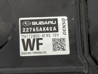 2017 Subaru Legacy PCM Engine Control Computer ECU ECM PCU OEM P/N:22765AK48A 22765AK48B Fits OEM Used Auto Parts - Oemuseda