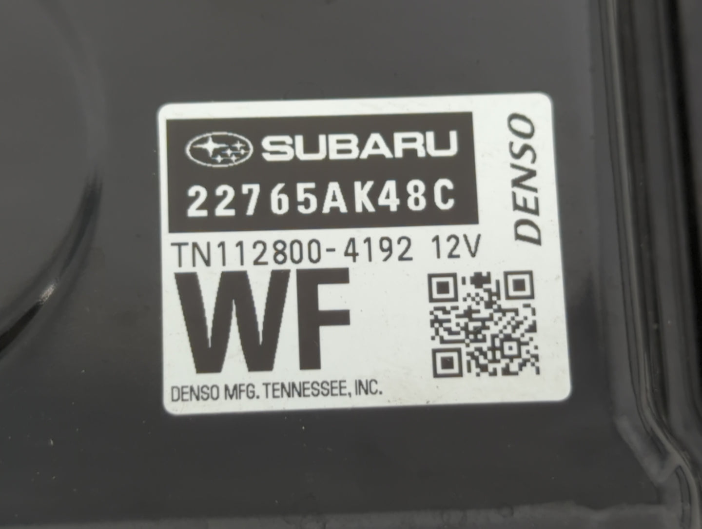 2017 Subaru Legacy PCM Engine Control Computer ECU ECM PCU OEM P/N:22765AK48A 22765AK48D, 22765AK48B, 22765AK48C Fits OEM Us