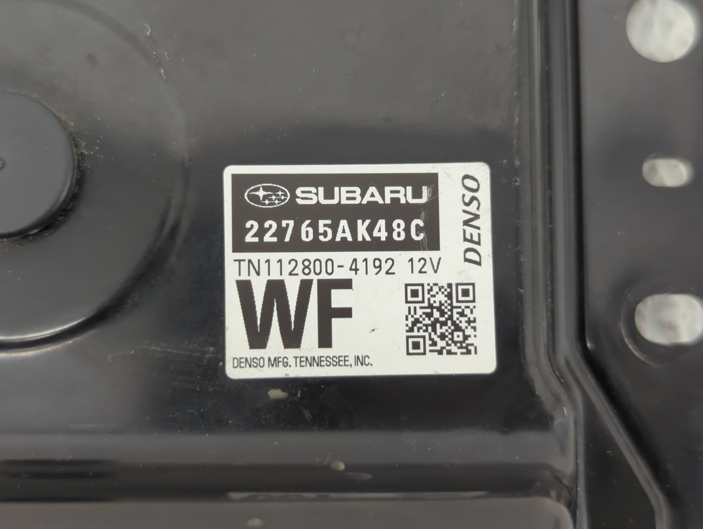 2017 Subaru Legacy PCM Engine Control Computer ECU ECM PCU OEM P/N:22765AK48C 22765AK16A Fits OEM Used Auto Parts - Oemuseda