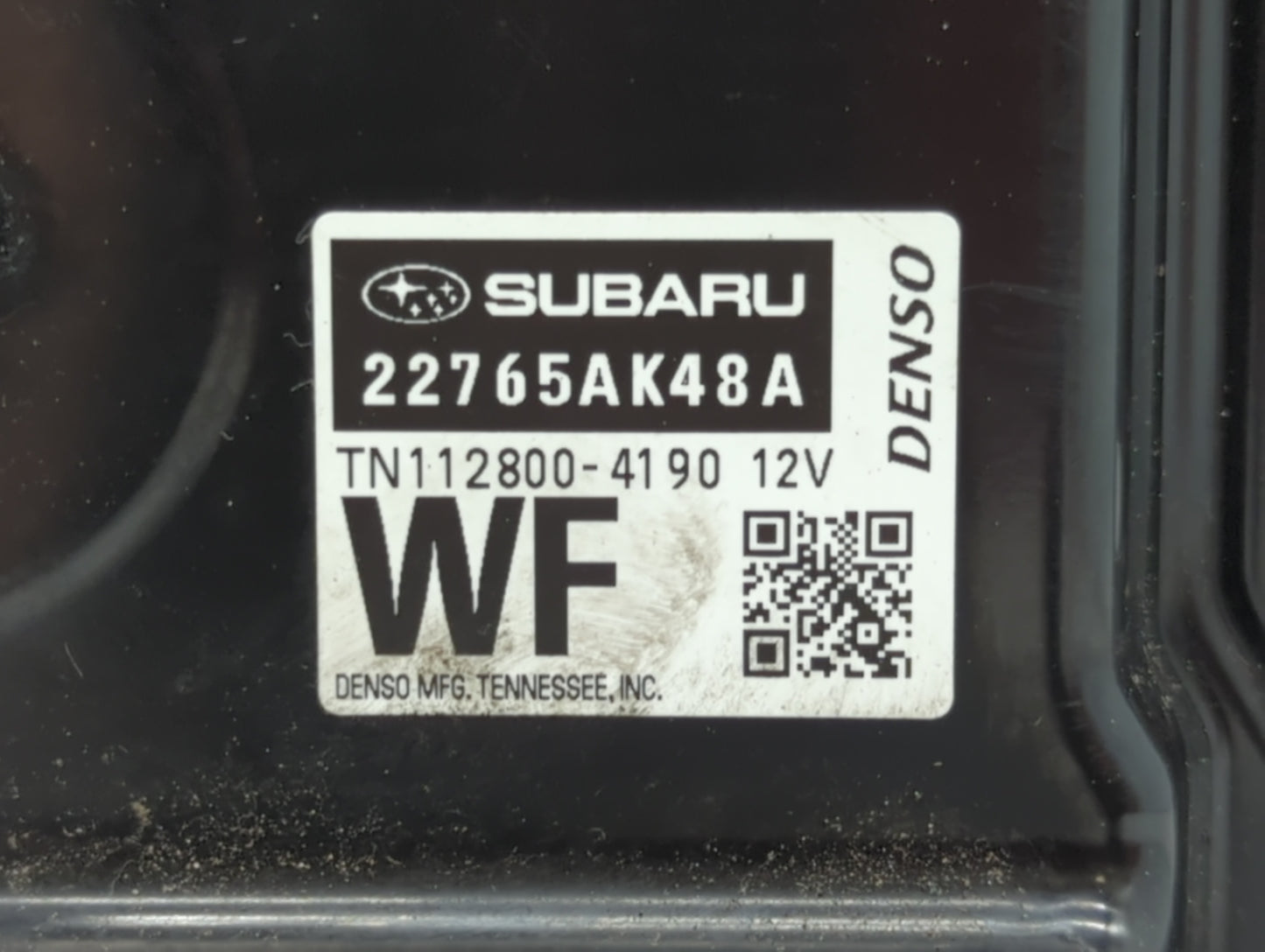 2017 Subaru Legacy PCM Engine Control Computer ECU ECM PCU OEM P/N:22765AK48A Fits OEM Used Auto Parts - Oemusedautoparts1.c