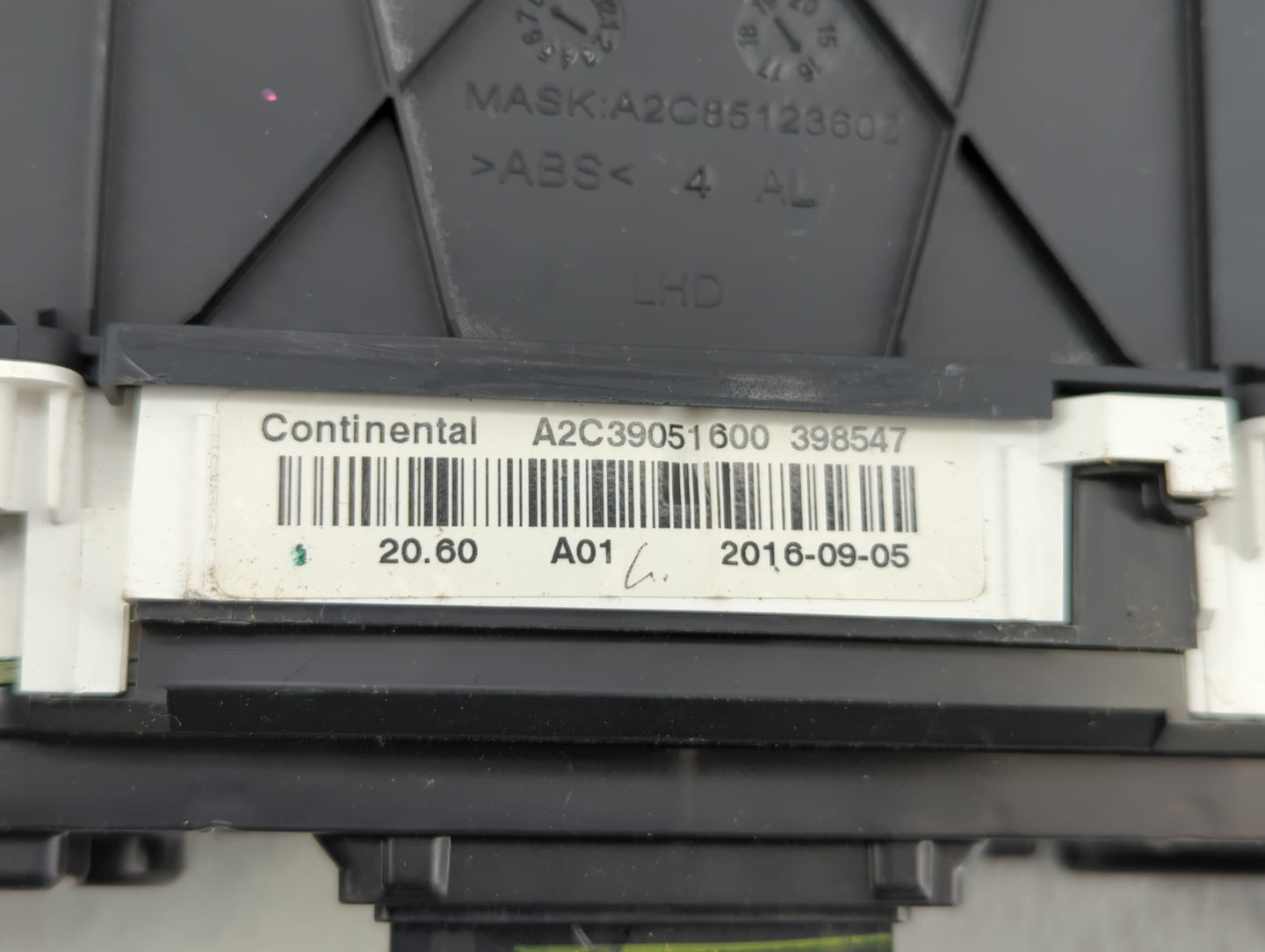 2017 Subaru Legacy Instrument Cluster Speedometer Gauges P/N:85003AL60A Fits OEM Used Auto Parts - Oemusedautoparts1.com