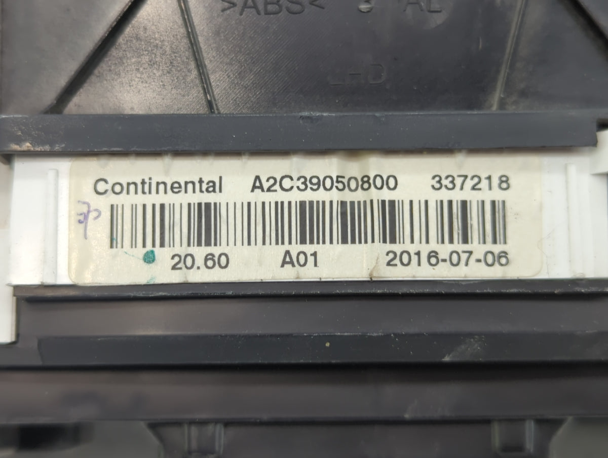 2017 Subaru Legacy Instrument Cluster Speedometer Gauges Miles: Fits OEM Used Auto Parts - Oemusedautoparts1.com