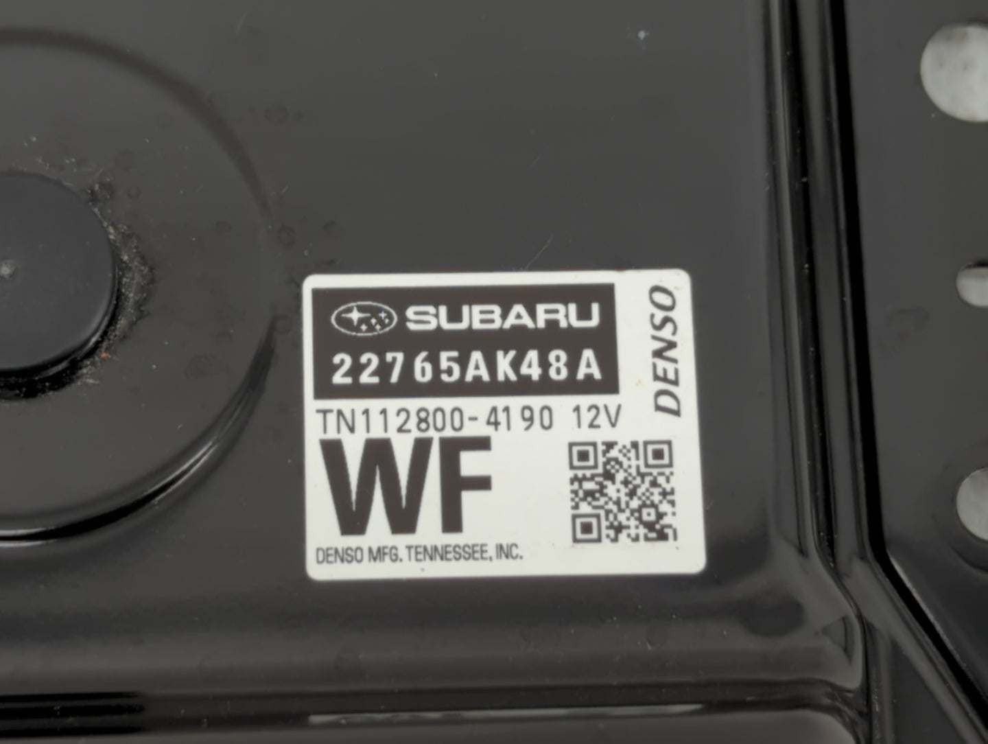 2017 Subaru Legacy PCM Engine Control Computer ECU ECM PCU OEM P/N:22765AK48A Fits OEM Used Auto Parts - Oemusedautoparts1.c