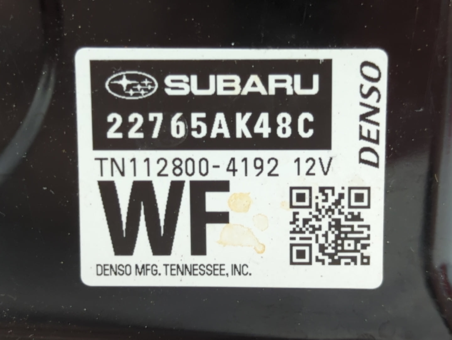 2017 Subaru Legacy PCM Engine Control Computer ECU ECM PCU OEM P/N:22765AK48C 22765AK48A Fits OEM Used Auto Parts - Oemuseda