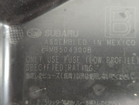 2015 Subaru Legacy Fusebox Fuse Box Panel Relay Module P/N:MB504300B Fits OEM Used Auto Parts - Oemusedautoparts1.com