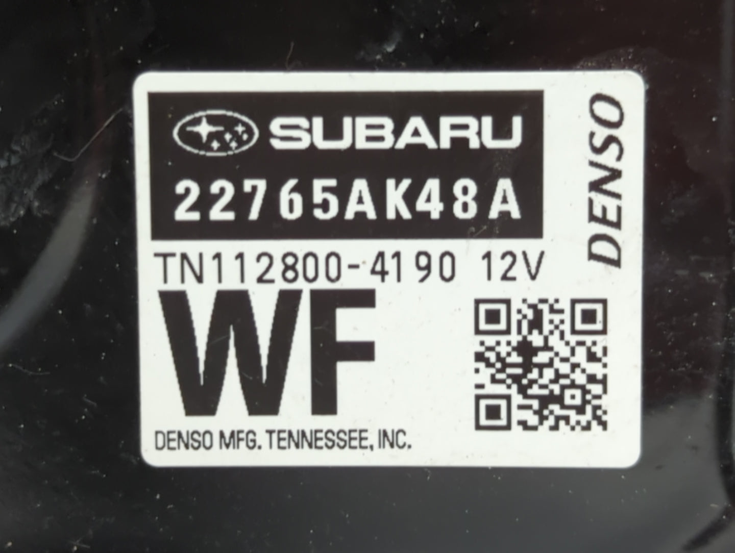 2017 Subaru Legacy PCM Engine Control Computer ECU ECM PCU OEM P/N:22765AK48A Fits OEM Used Auto Parts - Oemusedautoparts1.c