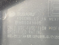 2015 Subaru Legacy Fusebox Fuse Box Panel Relay Module P/N:MB504300B Fits OEM Used Auto Parts - Oemusedautoparts1.com