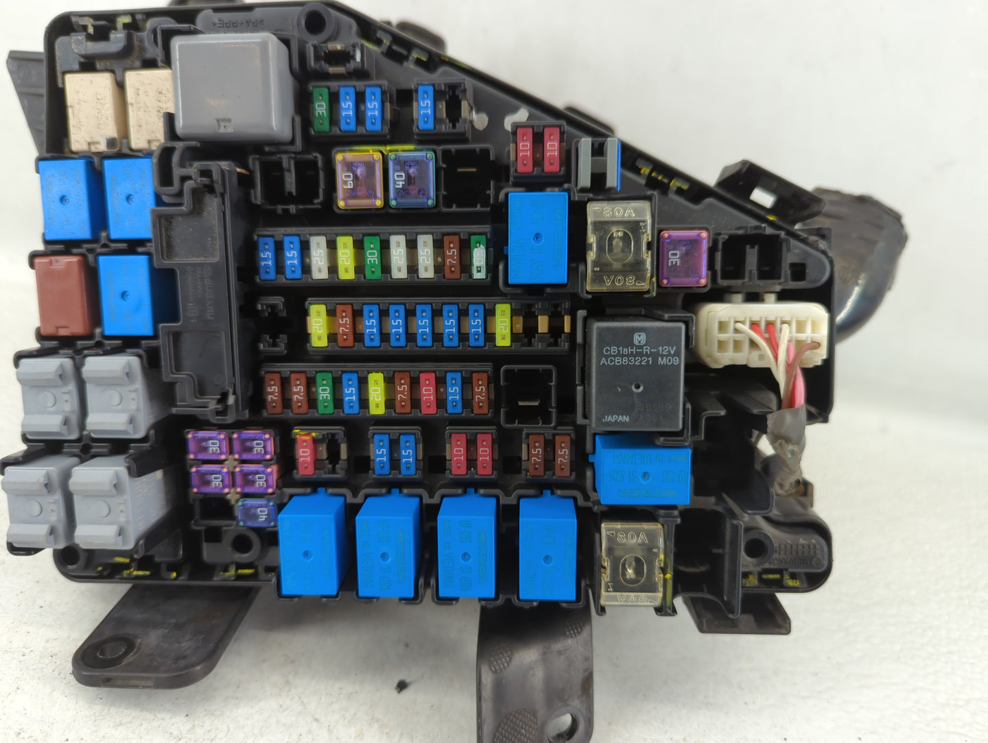 2015 Subaru Legacy Fusebox Fuse Box Panel Relay Module P/N:MB504300B Fits OEM Used Auto Parts - Oemusedautoparts1.com