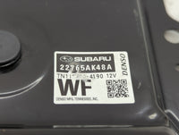 2017 Subaru Legacy PCM Engine Control Computer ECU ECM PCU OEM P/N:22765AK48A Fits OEM Used Auto Parts - Oemusedautoparts1.c