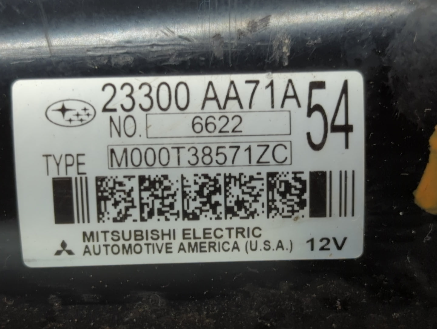 2015-2019 Subaru Legacy Car Starter Motor Solenoid OEM P/N:,M000T38571ZC 23300 AA71A Fits Fits 2015 2016 2017 2018 2019 OEM 