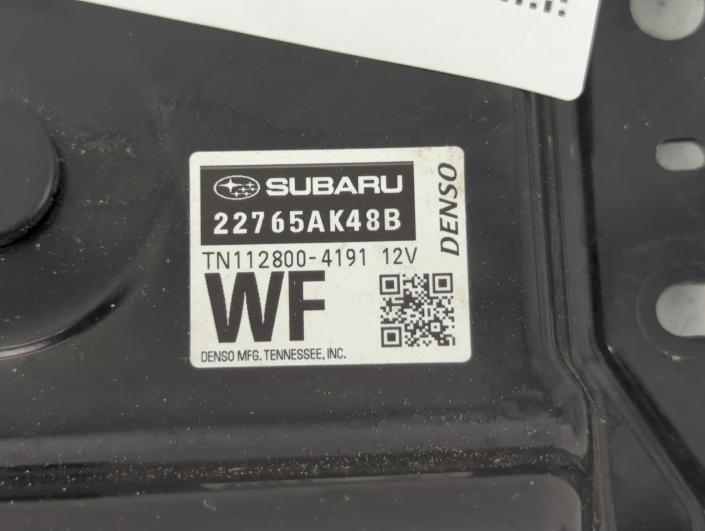 2017 Subaru Legacy PCM Engine Control Computer ECU ECM PCU OEM P/N:TN112800-4191 12V 22765AK48B Fits OEM Used Auto Parts - O
