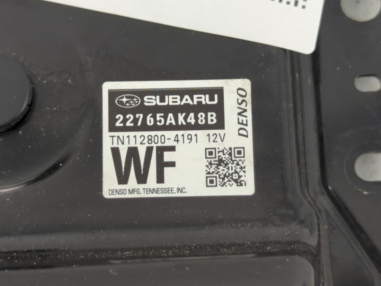 2017 Subaru Legacy PCM Engine Control Computer ECU ECM PCU OEM P/N:TN112800-4191 12V 22765AK48B Fits OEM Used Auto Parts - O
