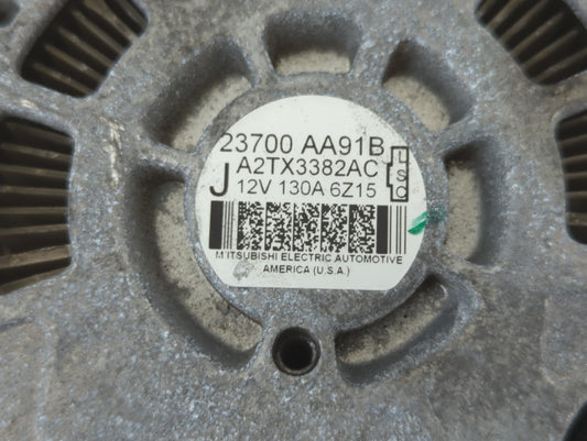 2015-2017 Subaru Legacy Alternator Replacement Generator Charging Assembly Engine OEM P/N:23700 AA91B Fits Fits 2015 2016 2017 OEM Used Auto Parts