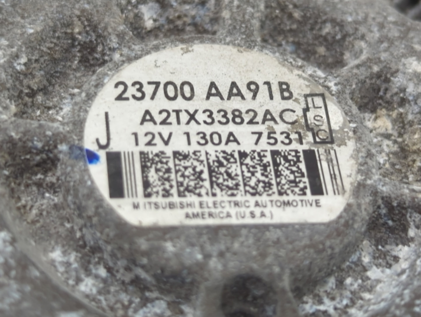 2015-2017 Subaru Legacy Alternator Replacement Generator Charging Assembly Engine OEM P/N:A2TX3382AC 23700 AA91B Fits OEM Us