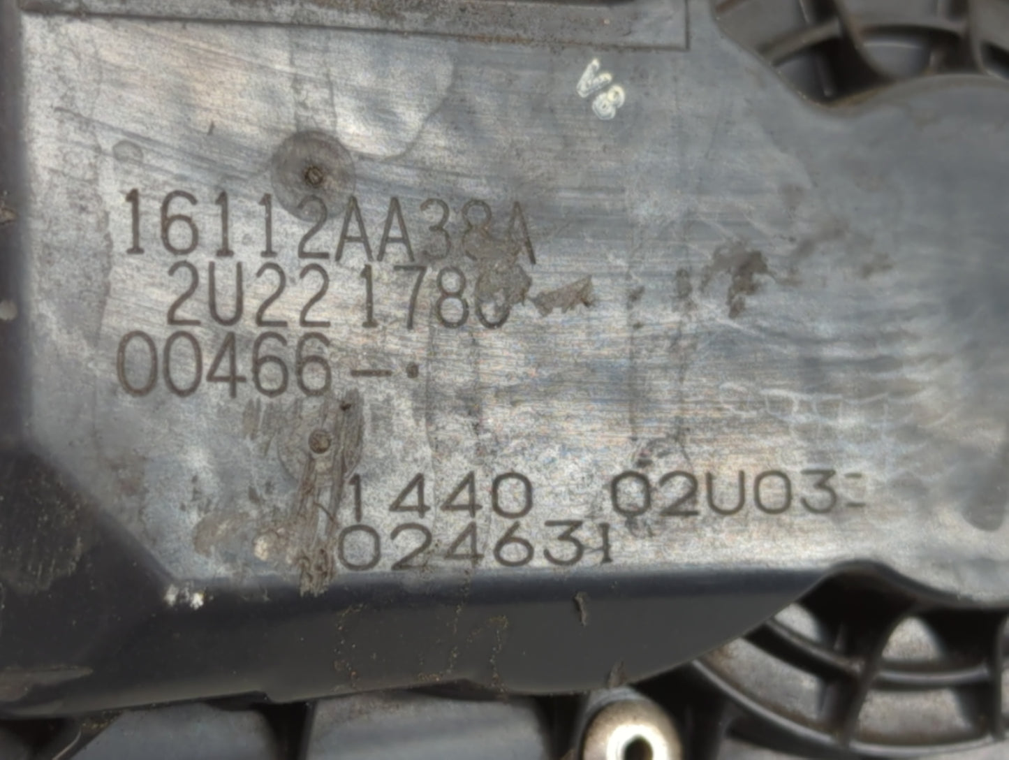 2013-2019 Subaru Legacy Throttle Body P/N:1440 02U03 16112AA38A Fits Fits 2013 2014 2015 2016 2017 2018 2019 OEM Used Auto P