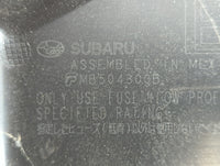 2015 Subaru Legacy Fusebox Fuse Box Panel Relay Module P/N:MB504300B Fits OEM Used Auto Parts - Oemusedautoparts1.com