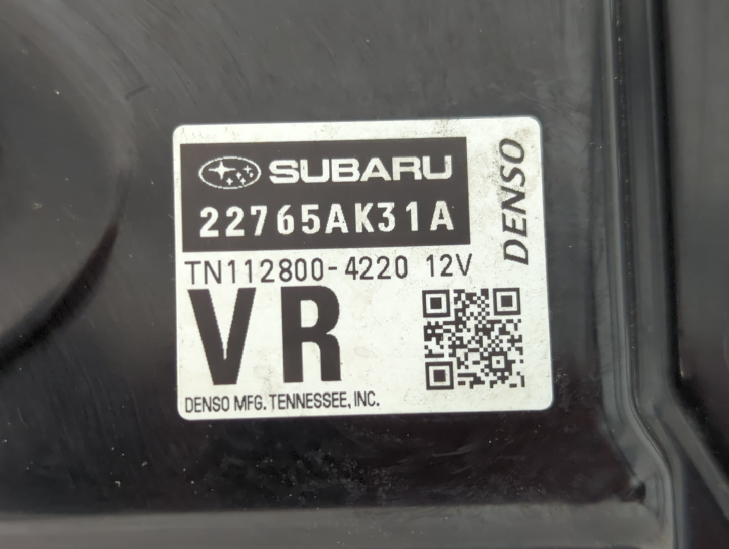 2017 Subaru Legacy PCM Engine Control Computer ECU ECM PCU OEM P/N:TN112800-4220 22765AK31A Fits OEM Used Auto Parts - Oemus