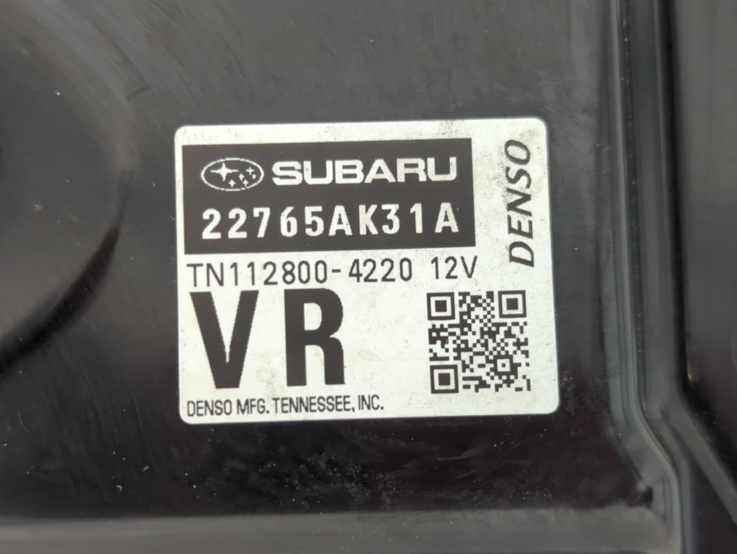 2017 Subaru Legacy PCM Engine Control Computer ECU ECM PCU OEM P/N:TN112800-4220 22765AK31A Fits OEM Used Auto Parts - Oemus