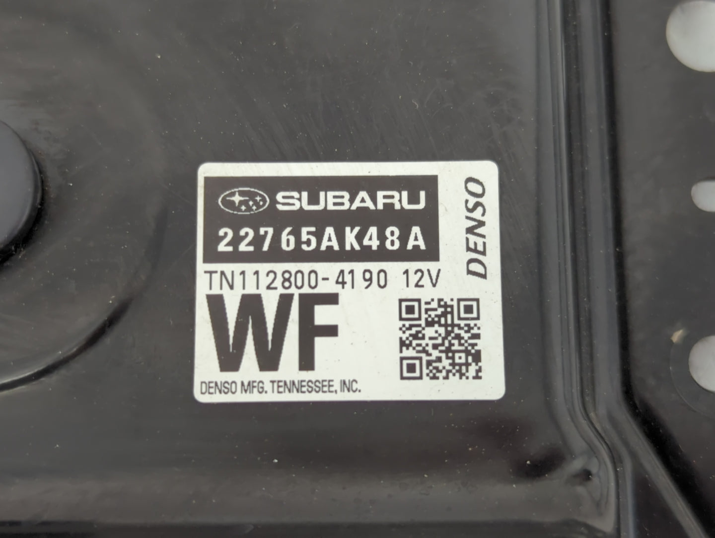 2017 Subaru Legacy PCM Engine Control Computer ECU ECM PCU OEM P/N:TN112800-4190 22765AK48A Fits OEM Used Auto Parts - Oemus