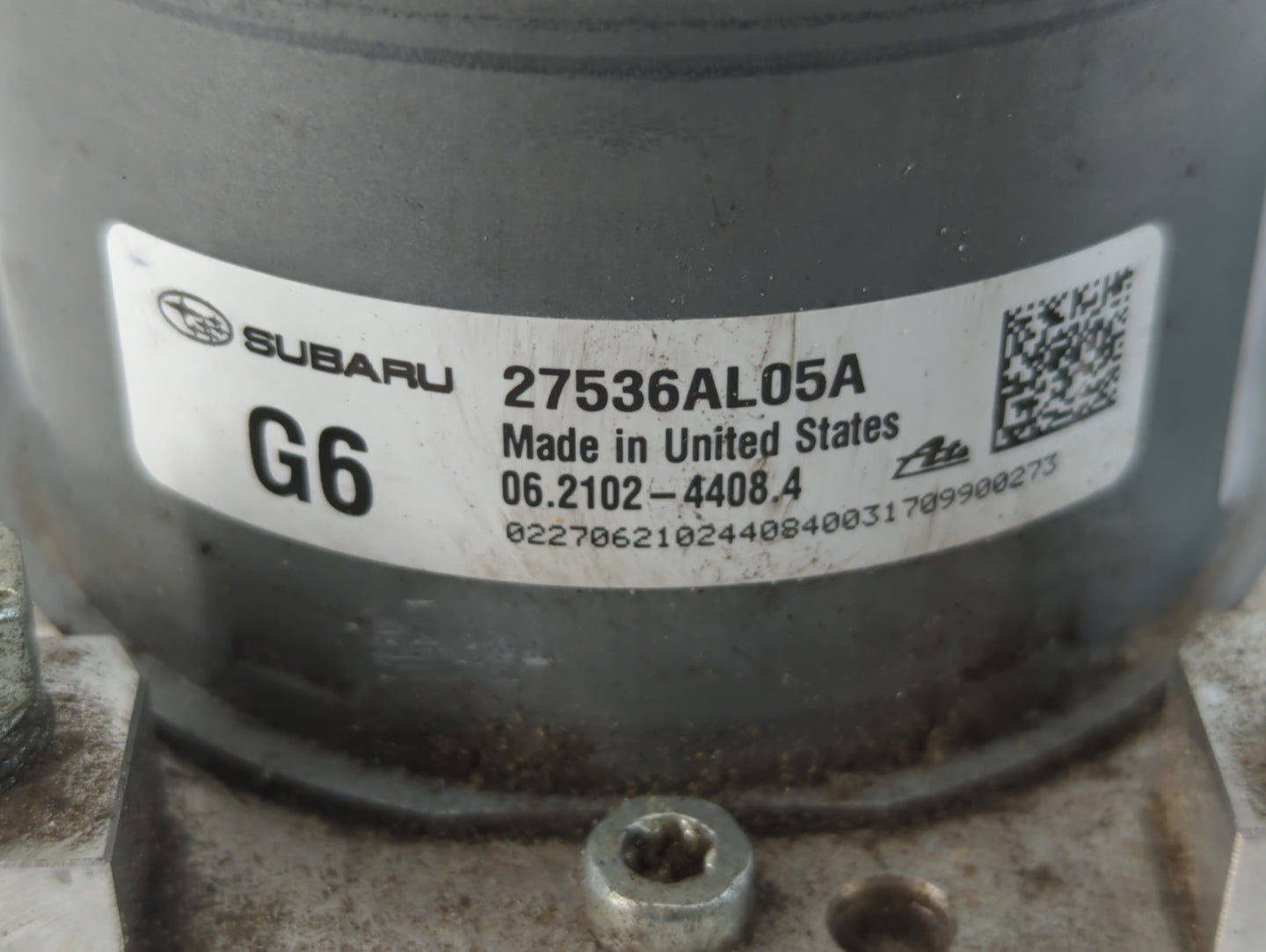 2017 Subaru Legacy ABS Pump Control Module Replacement P/N:27536AL05A Fits OEM Used Auto Parts - Oemusedautoparts1.com