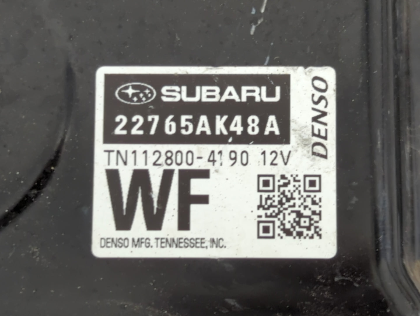 2017 Subaru Legacy PCM Engine Control Computer ECU ECM PCU OEM P/N:TN112800-4190 22765AK48A Fits OEM Used Auto Parts - Oemus