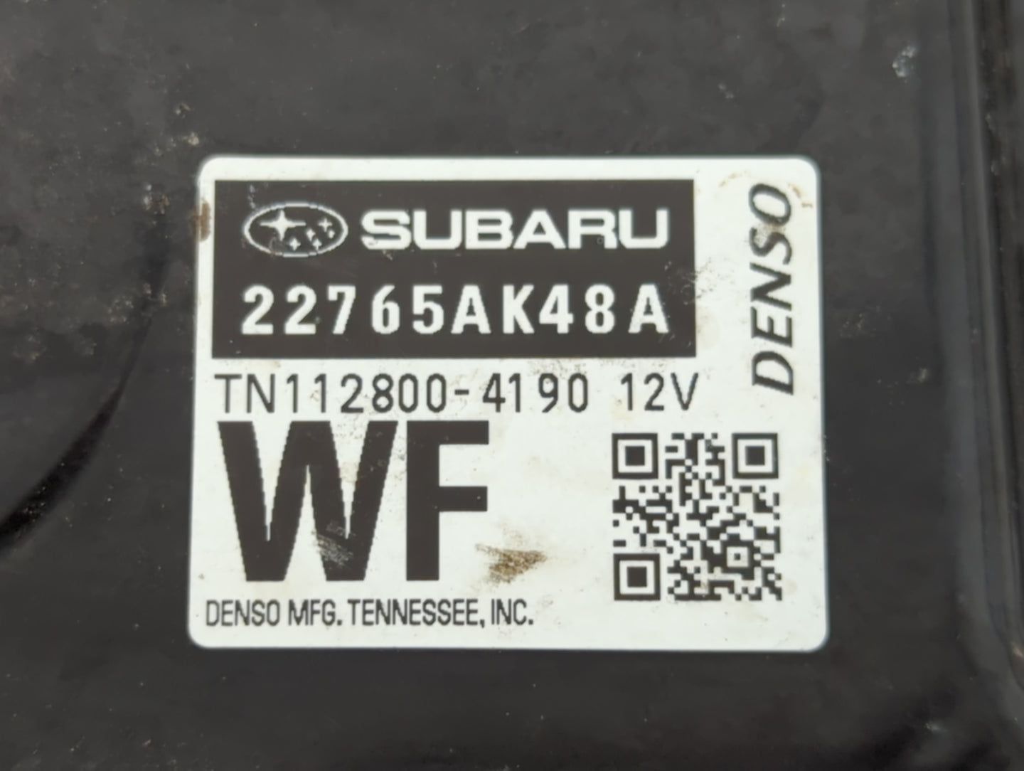 2017 Subaru Legacy PCM Engine Control Computer ECU ECM PCU OEM P/N:22765AK48A Fits OEM Used Auto Parts - Oemusedautoparts1.c