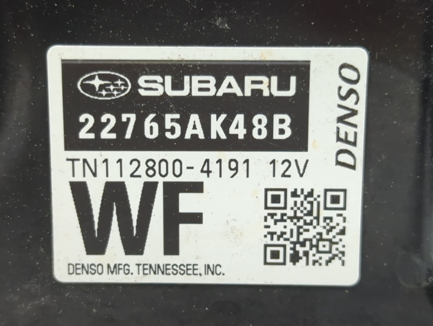 2017 Subaru Outback PCM Engine Control Computer ECU ECM PCU OEM P/N:22765AK48B Fits OEM Used Auto Parts - Oemusedautoparts1.