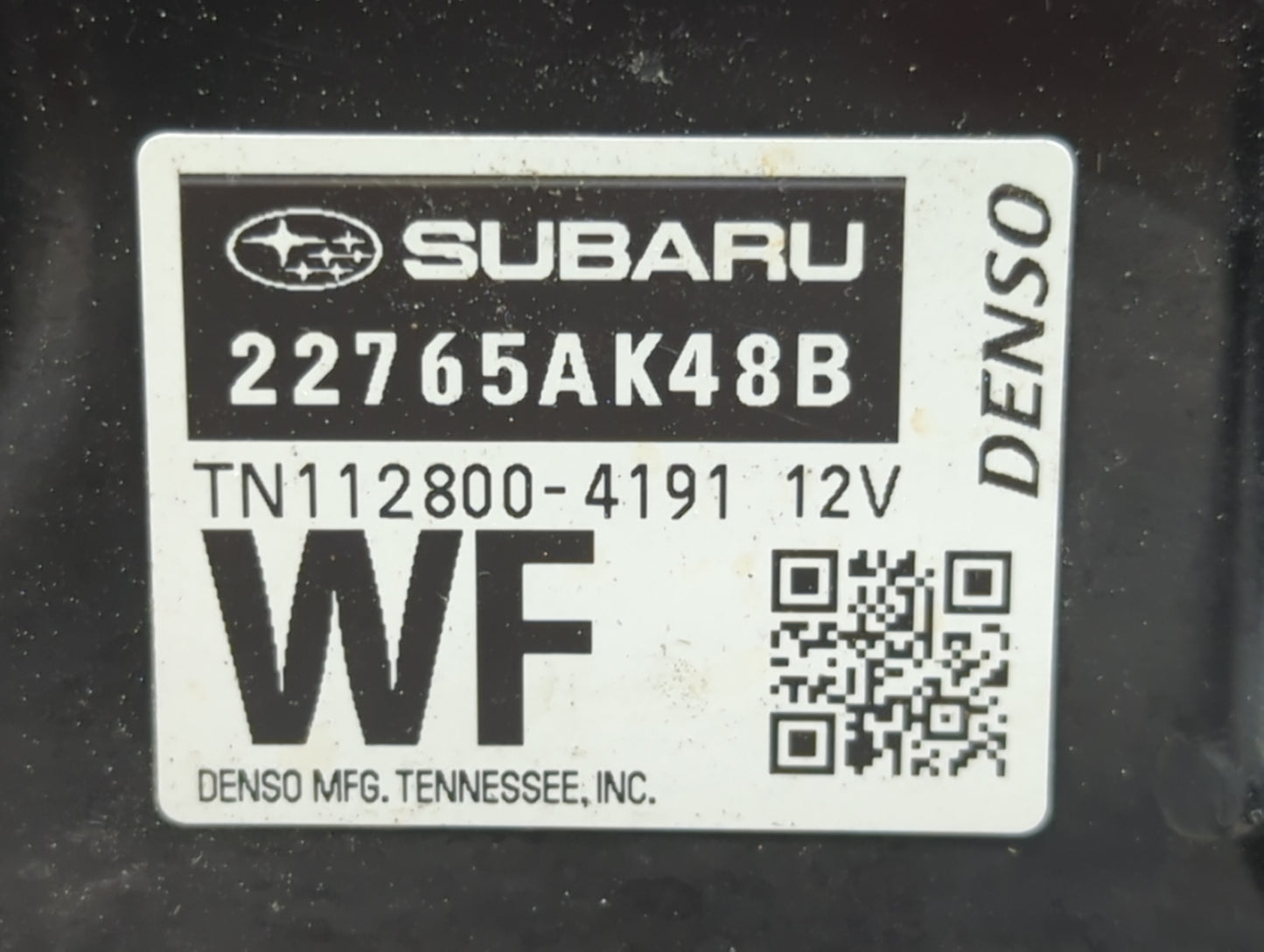 2017 Subaru Outback PCM Engine Control Computer ECU ECM PCU OEM P/N:22765AK48B Fits OEM Used Auto Parts - Oemusedautoparts1.