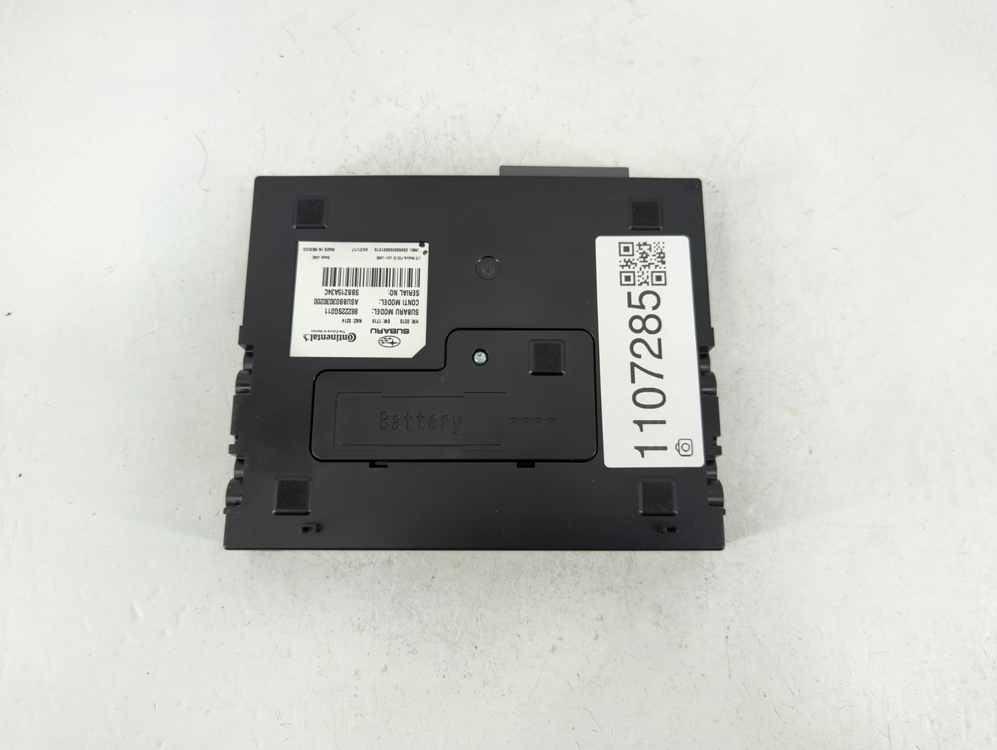 2015-2016 Subaru Wrx Telematics Control Module 86222sg011 - Oemusedautoparts1.com