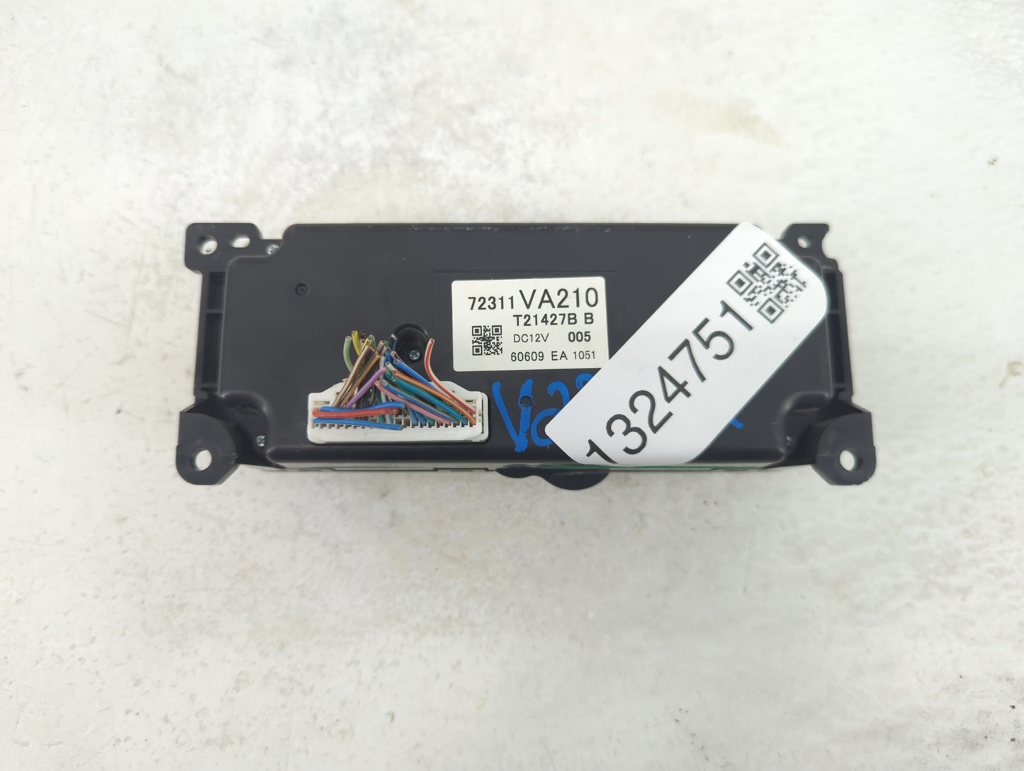2017 Subaru Wrx Climate Control Module Temperature AC/Heater Replacement P/N:72311 VA210 Fits OEM Used Auto Parts - Oemuseda