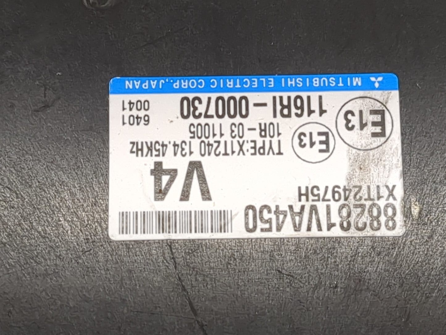 2017 Subaru Wrx PCM Engine Control Computer ECU ECM PCU OEM P/N:88281VA450 X1T24975H, 116R1-000730 Fits OEM Used Auto Parts 