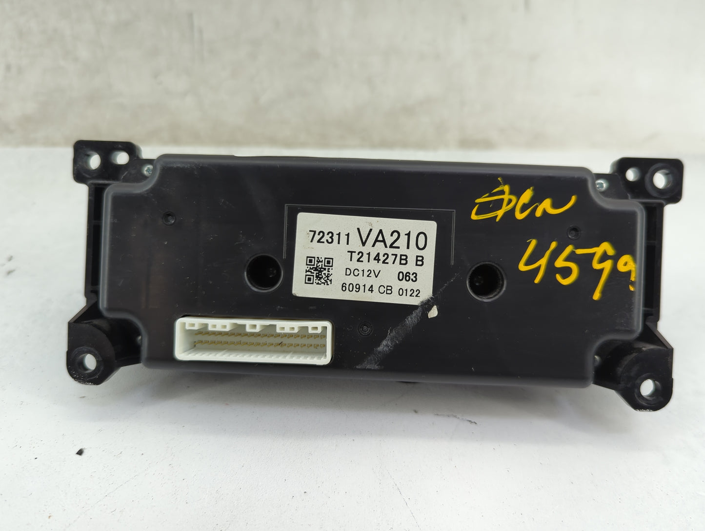 2017 Subaru Wrx Climate Control Module Temperature AC/Heater Replacement P/N:72311VA210 Fits OEM Used Auto Parts - Oemusedau