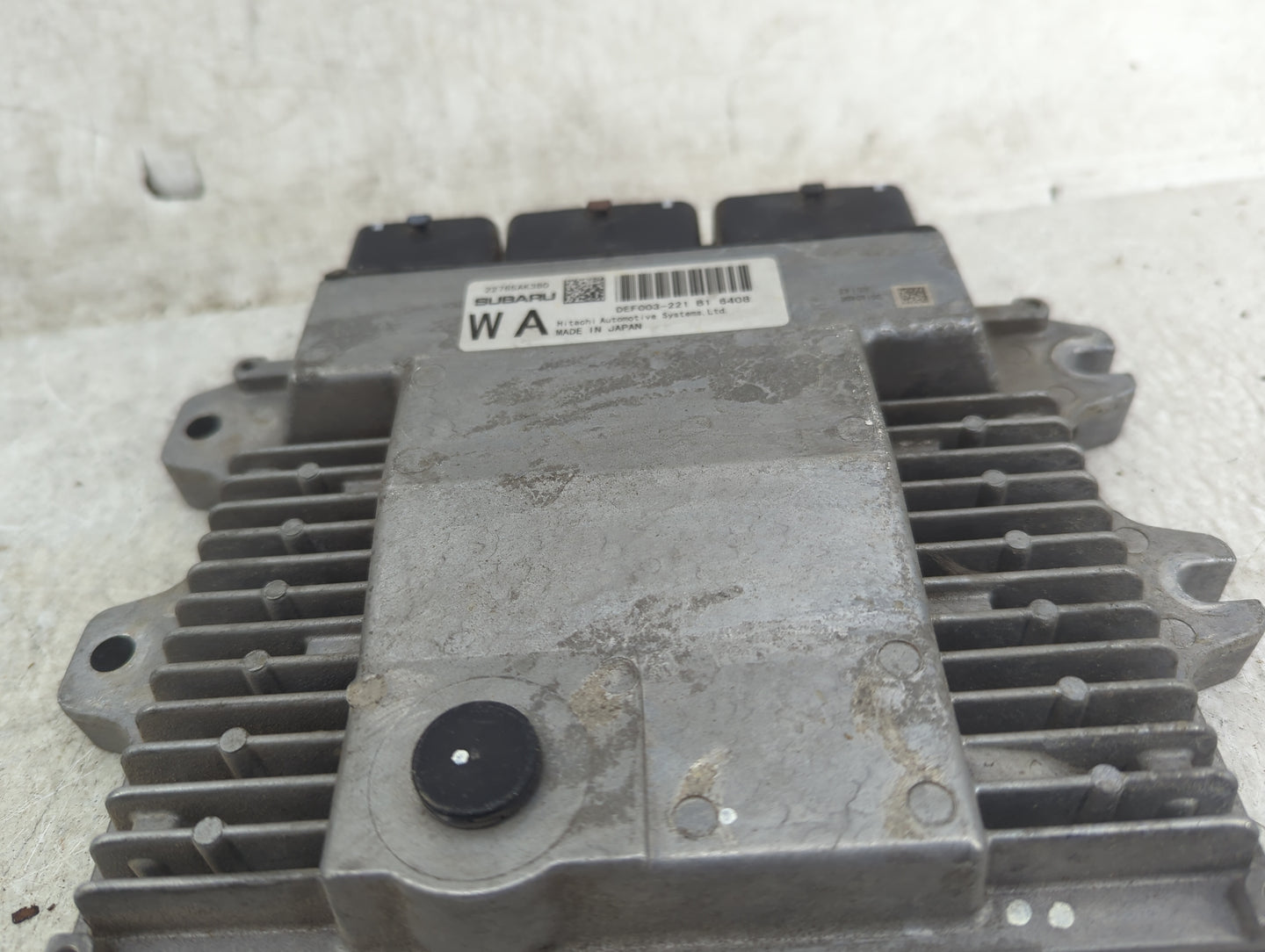 2017 Subaru Wrx PCM Engine Control Computer ECU ECM PCU OEM P/N:22765AK380 Fits OEM Used Auto Parts - Oemusedautoparts1.com