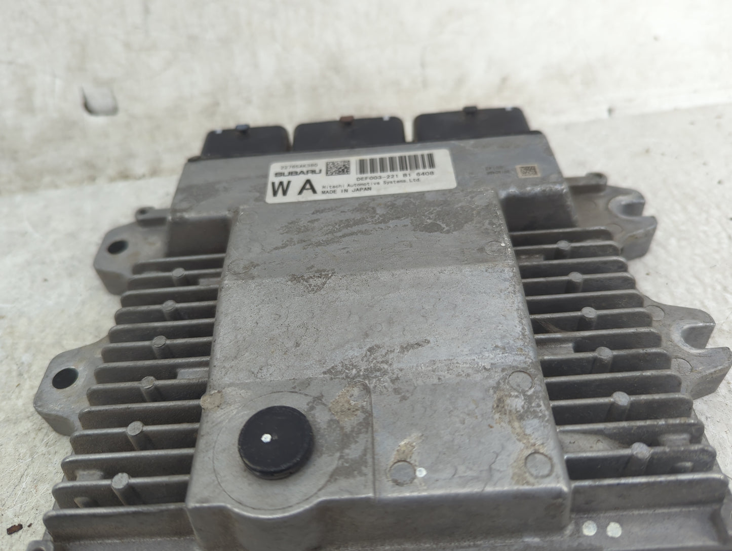 2017 Subaru Wrx PCM Engine Control Computer ECU ECM PCU OEM P/N:22765AK380 Fits OEM Used Auto Parts - Oemusedautoparts1.com